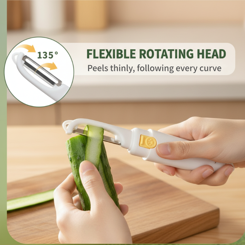 2-in-1 Kitchen Fruit Knife & Peeler