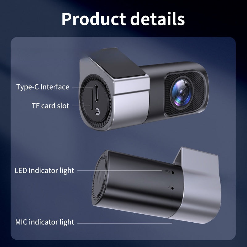 1080P HD Dash Cam with Wi-Fi & Night Vision