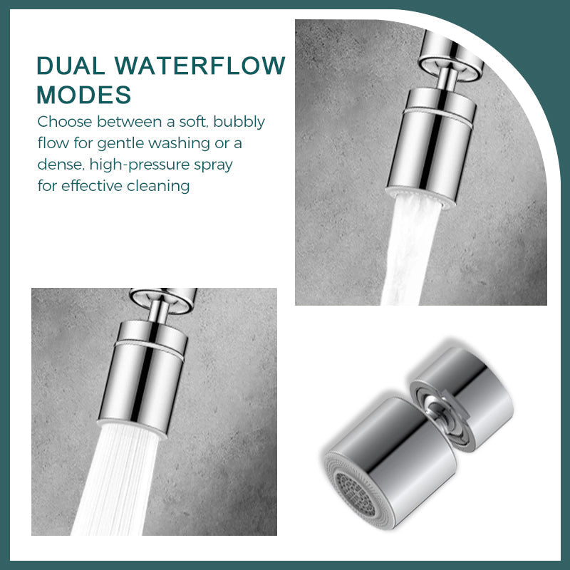 360° Swivel Dual Function Kitchen Faucet Aerator