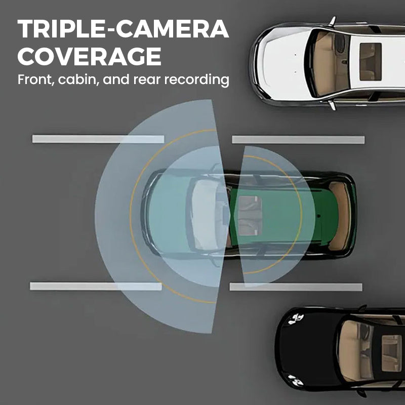 3-Channel 1080P Dash Cam